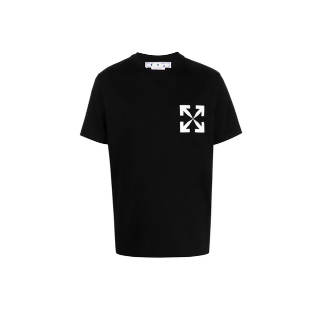 Off-White Camiseta Con Estampado De Flechas Negro/Blanco