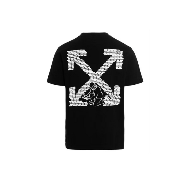 Camiseta Off-White Bricks Arrow Slim S/S Negro