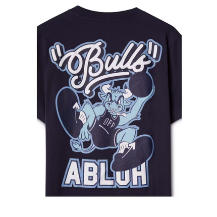 Camiseta Off-White Chicago Bulls Azul marino/Blanco/Azul claro