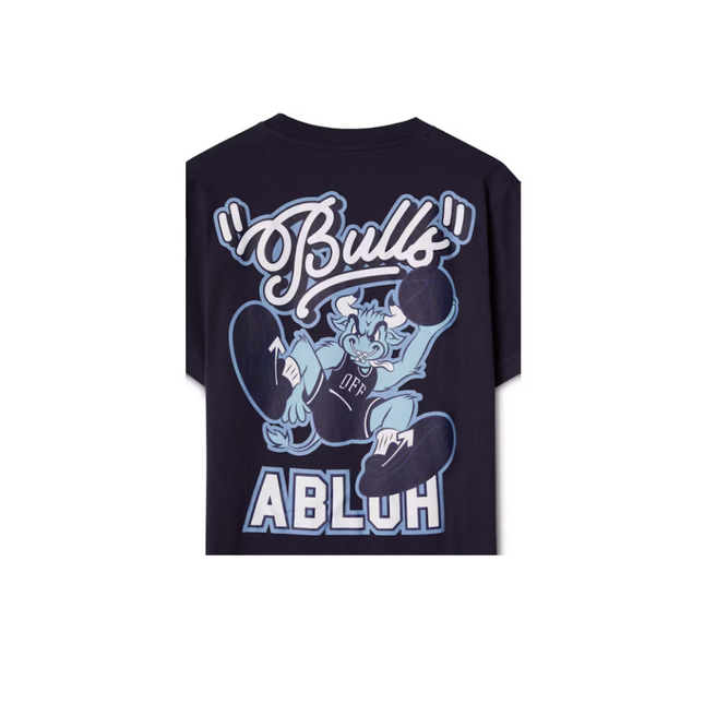 Camiseta Off-White Chicago Bulls Azul marino/Blanco/Azul claro