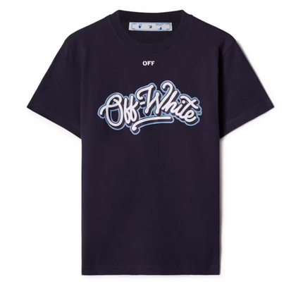 Off-White Chicago Bulls T-Shirt Navy/White/Light Blue