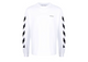 Off-White Diagonal Helvetica Long Sleeve T-Shirt White/Black