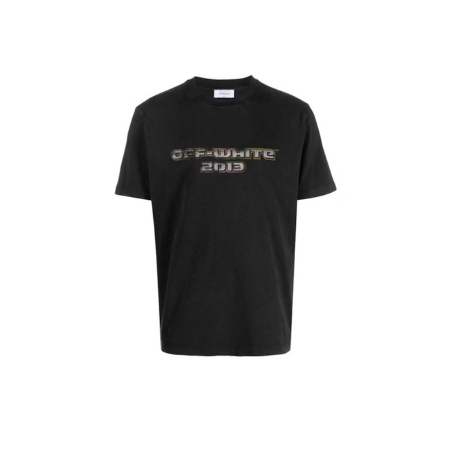 Off-White Camiseta Digit Bacchus Slim M/C Negro