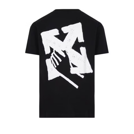 Camiseta Off-White Hand Arrow Slim Negro/Blanco