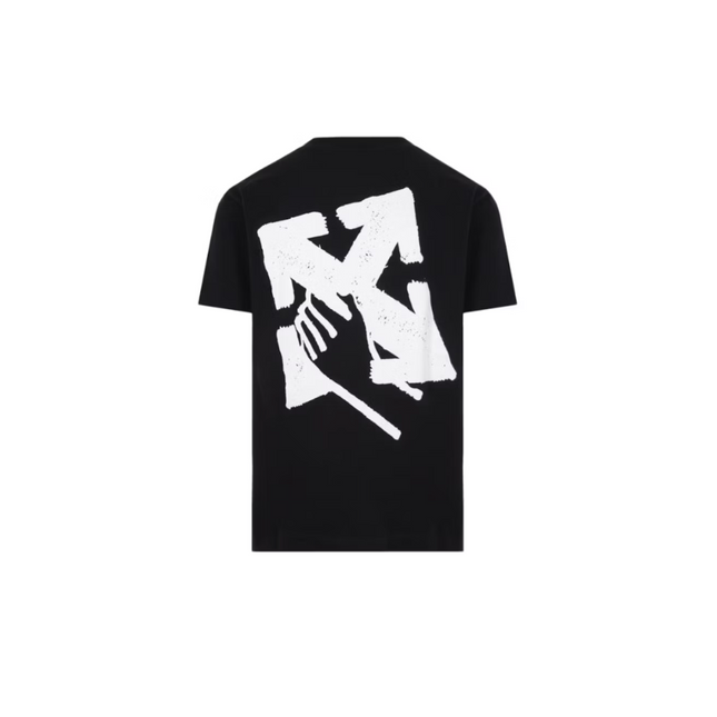 Camiseta Off-White Hand Arrow Slim Negro/Blanco