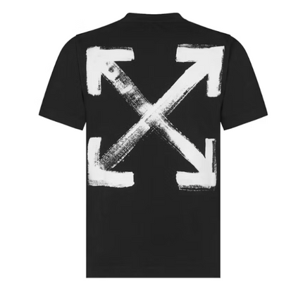 Camiseta Off-White Paint Arrow Slim S/S Negro/Blanco