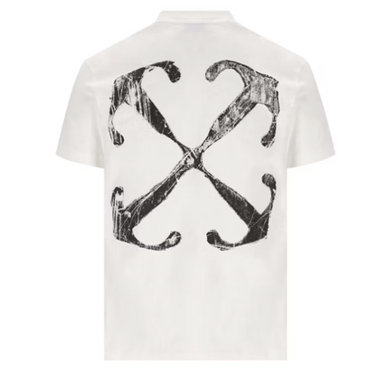 Off-White Camiseta Scratch Arrow Blanco