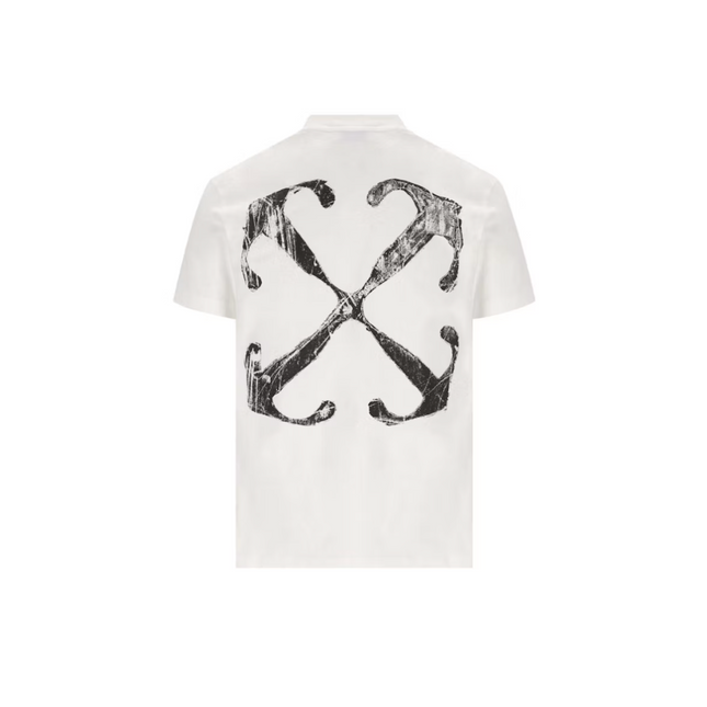 Off-White Camiseta Scratch Arrow Blanco