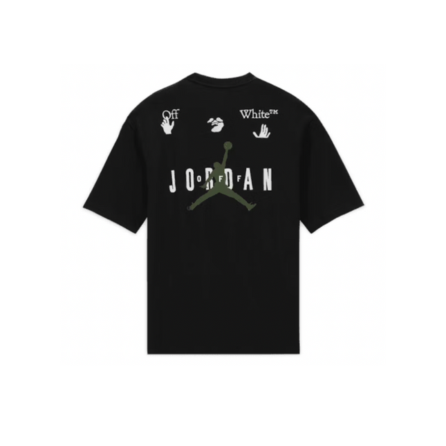 Camiseta Off-White x Jordan Negra