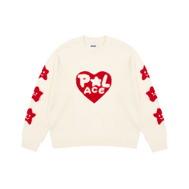 Palace Cosy Knit (FW24) Soft White