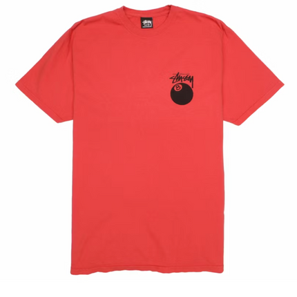 Stussy 8 Ball Pigment Dyed Tee Guava