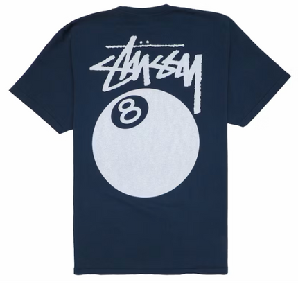 Stussy 8 Ball Pigment Dyed Tee Navy