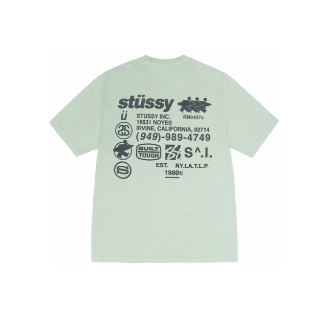 Stussy DNA Pigment Dyed Tee Granite 