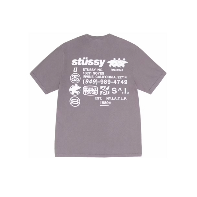 Camiseta Stussy DNA Pigment Dyed Shark 