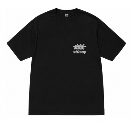 Stussy Surfwalk Pigment Dyed Tee Black 