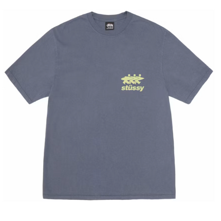 Stussy Surfwalk Pigment Dyed Tee Indigo 