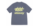 Stussy Surfwalk Pigment Dyed Tee Indigo