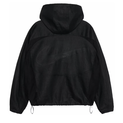 Chaqueta de lino Stussy x Nike Negra