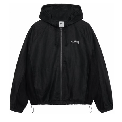 Stussy x Nike Linen Shell Jacket Black