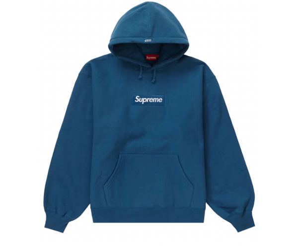 Supreme Box Logo Hooded Sweatshirt (FW23) Blue – Coproom