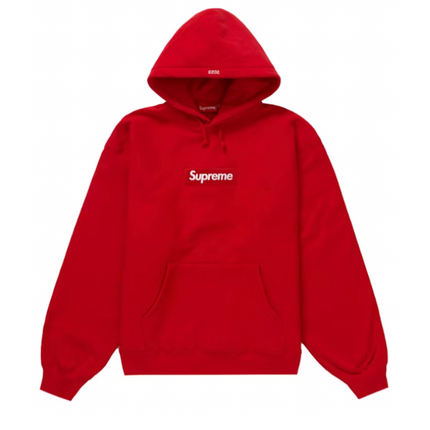 Supreme Box Logo Hooded Sweatshirt (FW23) Red