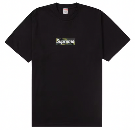 Camiseta con logo Supreme Box (OI23) Negro