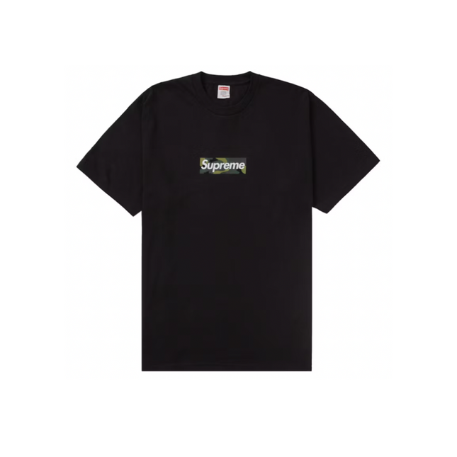 Camiseta con logo Supreme Box (OI23) Negro