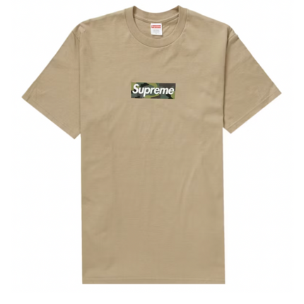 Camiseta con logo Supreme Box (OI23) Caqui