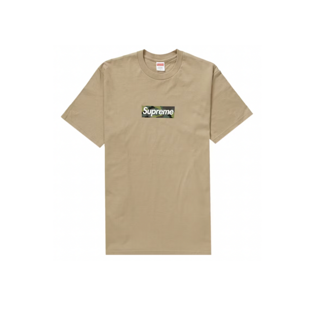 Camiseta con logo Supreme Box (OI23) Caqui