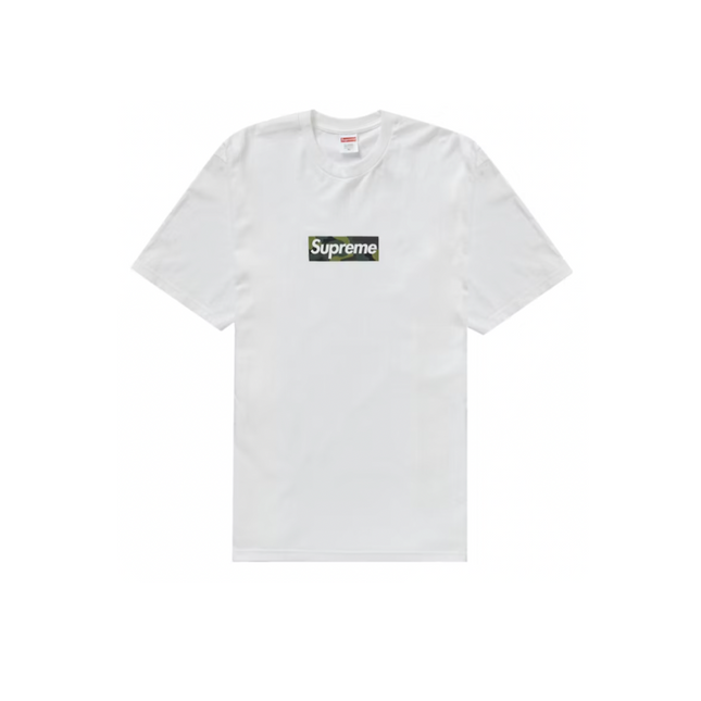 Camiseta con logo Supreme Box (OI23) Blanco