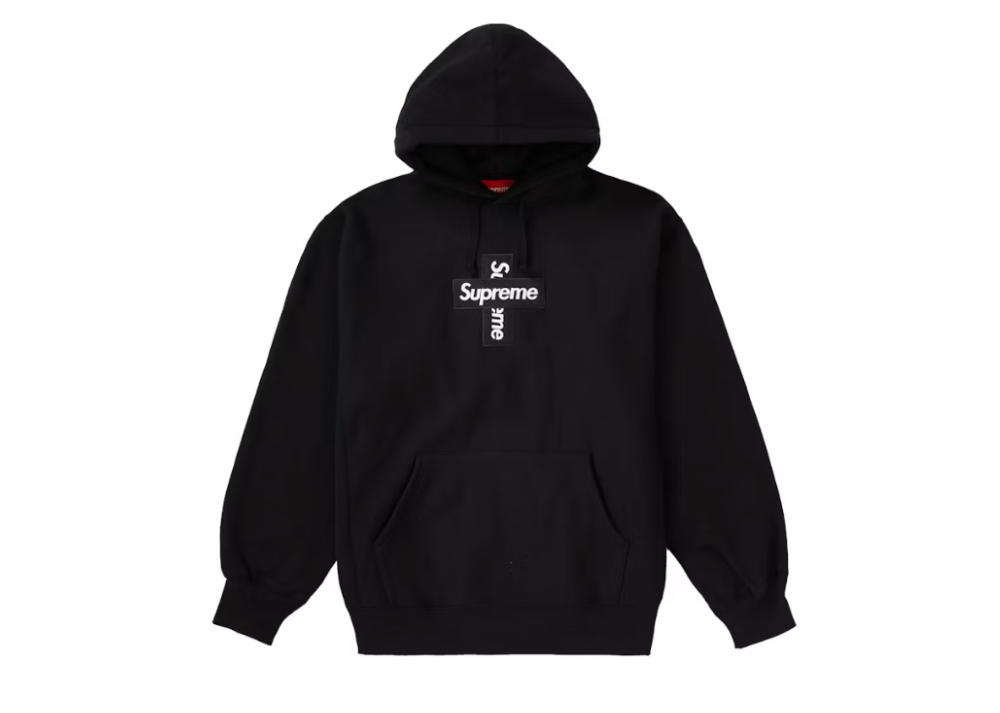 Supreme Cross Box Logo Hooded Sweatshirt Black – Coproom Supreme Cross Box Logo Hooded Sweatshirt Black – Coproom