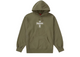 Supreme Cross Box Logo Hooded Sweatshirt Light Olive Light Olive