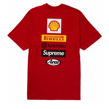 Supreme Ducati Logo Tee Red