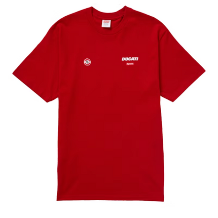 Supreme Ducati Logo Tee Red