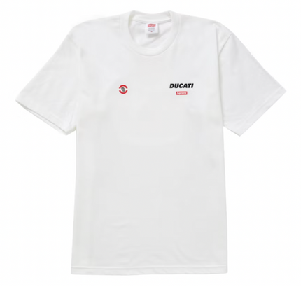 Supreme Ducati Logo Tee White