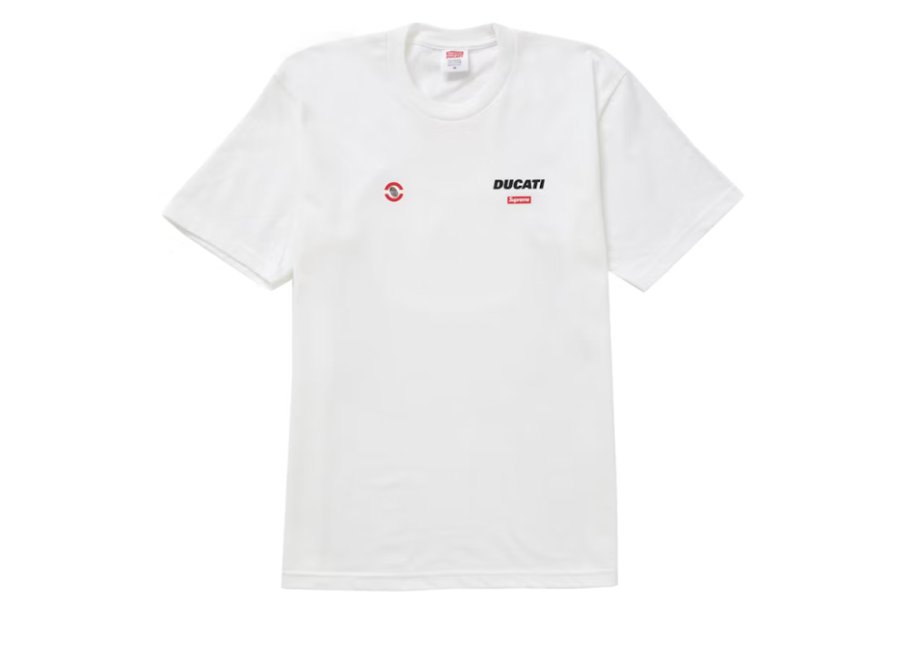 Supreme Ducati Logo Tee White Coproom