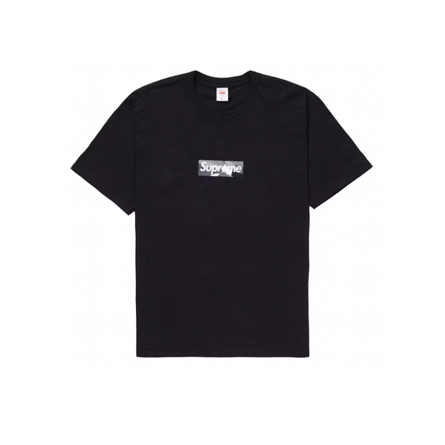 Camiseta Supreme Emilio Pucci Box Logo Negro/Negro