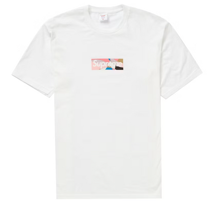 Supreme Emilio Pucci Box Logo Tee White/Dusty Pink