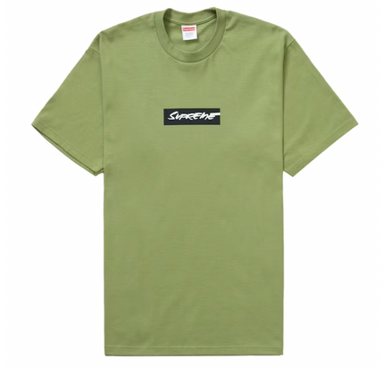 Camiseta Supreme Futura Box Logo Musgo