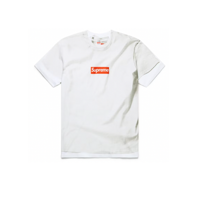 Camiseta Supreme MM6 Maison Margiela Box Logo Blanco