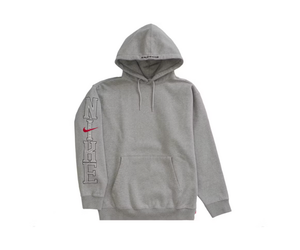 Supreme Nike Hooded Sweatshirt Heather Grey Coproom