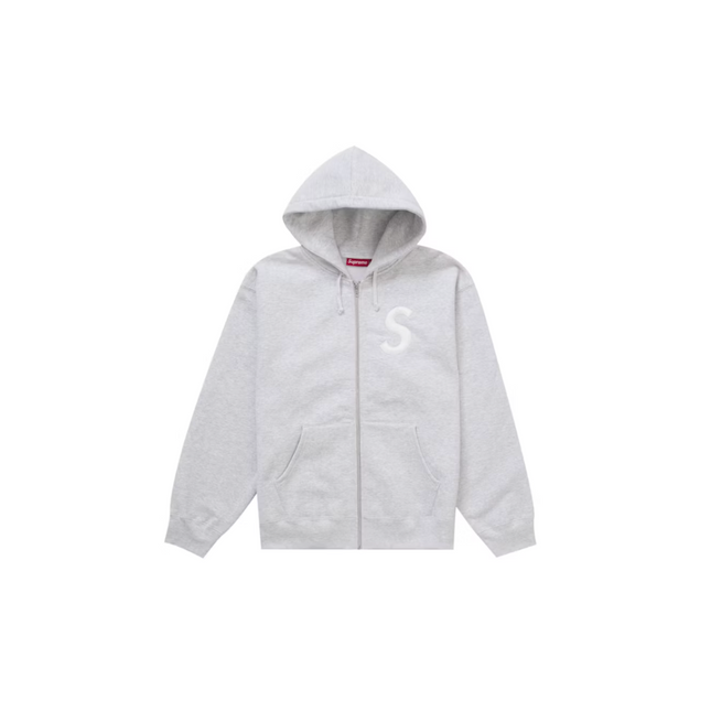 supreme s logo zip up hoodie supreme s logo zip up hoodie