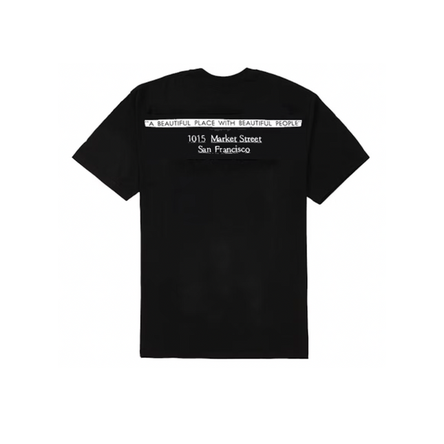 Camiseta Supreme San Francisco Box Logo Negra