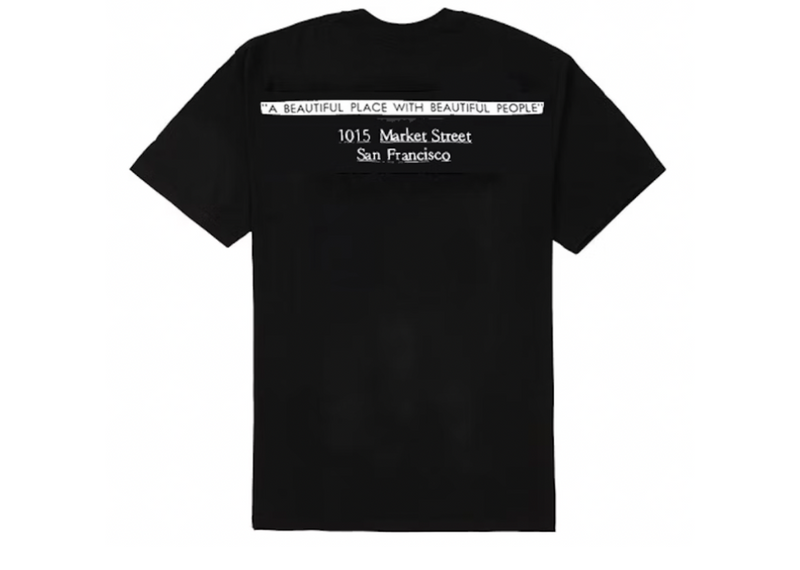 Supreme San Francisco Box Logo Tee Black – Coproom