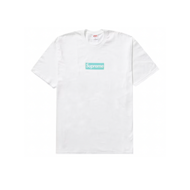 Supreme Tiffany &amp; Co. Box Logo Tee White