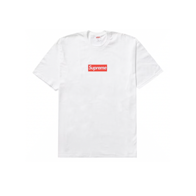 Camiseta Supreme West Hollywood Box Logo Blanco