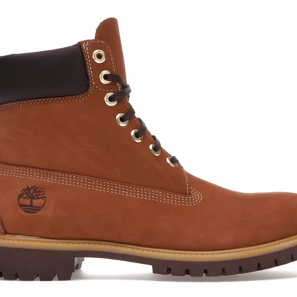 Timberland Bota impermeable premium de 6" Rust Nubuck