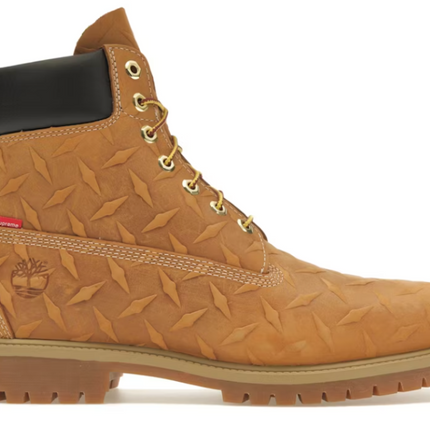 Timberland 6" Premium Waterproof Boot Supreme Diamond Plate Wheat