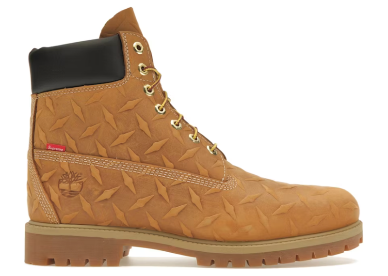 Timberland 6" Premium Waterproof Boot Supreme Diamond Plate Wheat