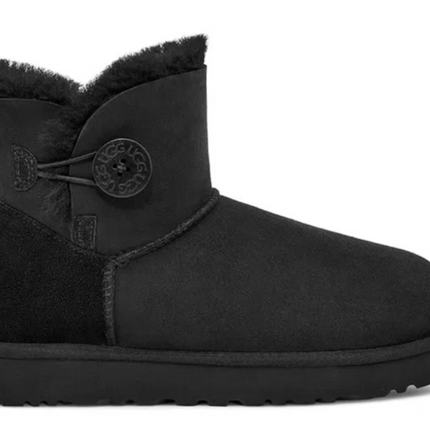 UGG Mini Bailey Button Boot Black